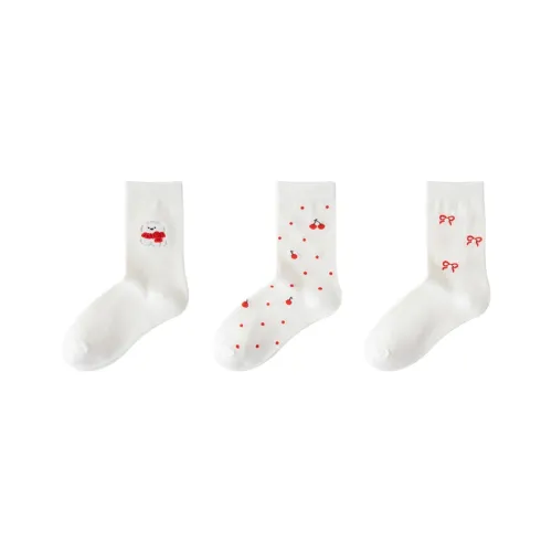 Cotton Gene Mid Calf Socks Women's Combo