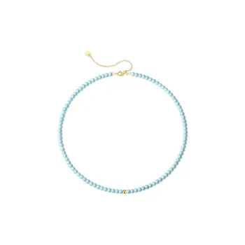 QIAOWUQIAONV Turquoise Necklaces Women's