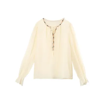 A Paradise For Awakening Shirt Women's Beige
