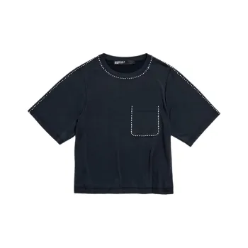 Bimba Y Lola Rhinestone embellished T shirt