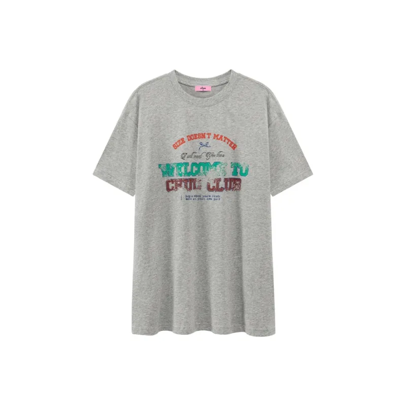 CHUU 2024 Summer New Arrival Crew Neck Loose Fit T-Shirt Women's-4