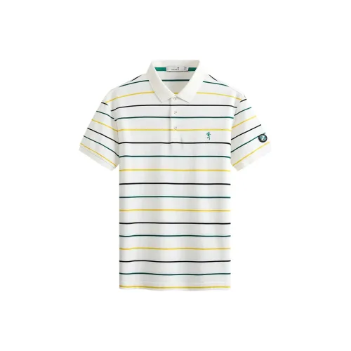 Dance With Wolves Polo Shirt Men's Raw White