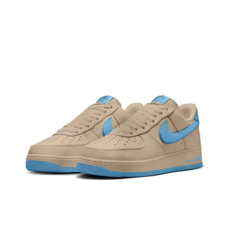 Kobe Bryant x Nike Air Force 1 Anti Slip Wear Resistant Low Top Skateboard Shoes Unisex Brown Blue-1