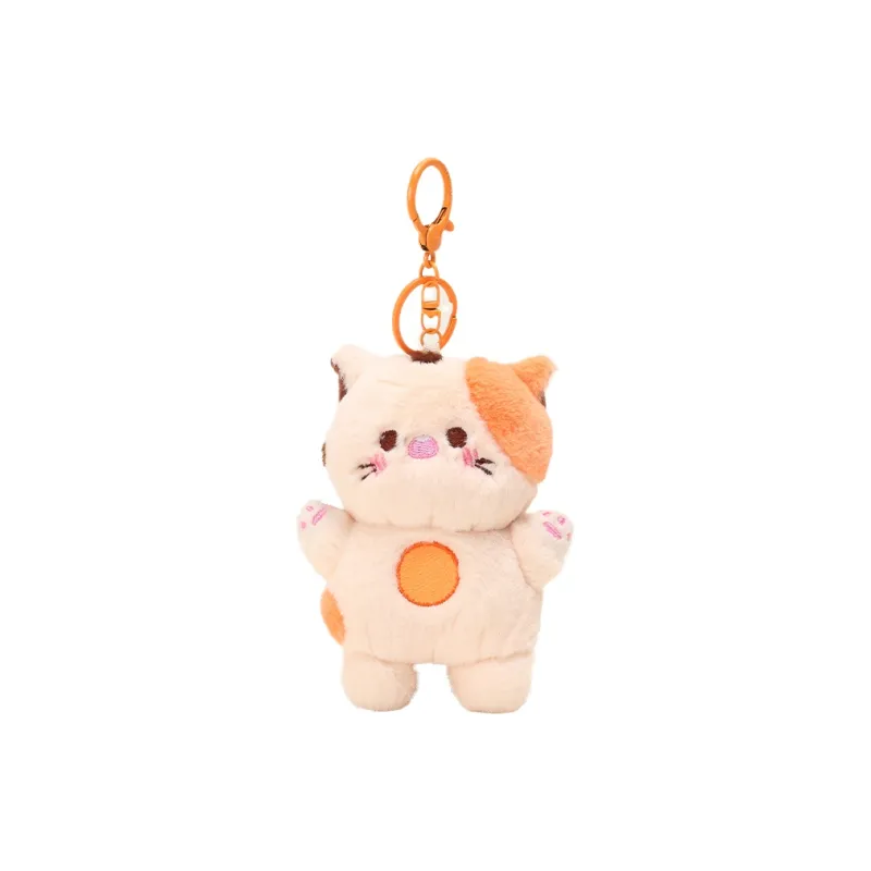 Jinnew Plush Pendants Unisex Grey/Pink/Yellow/Brown-7