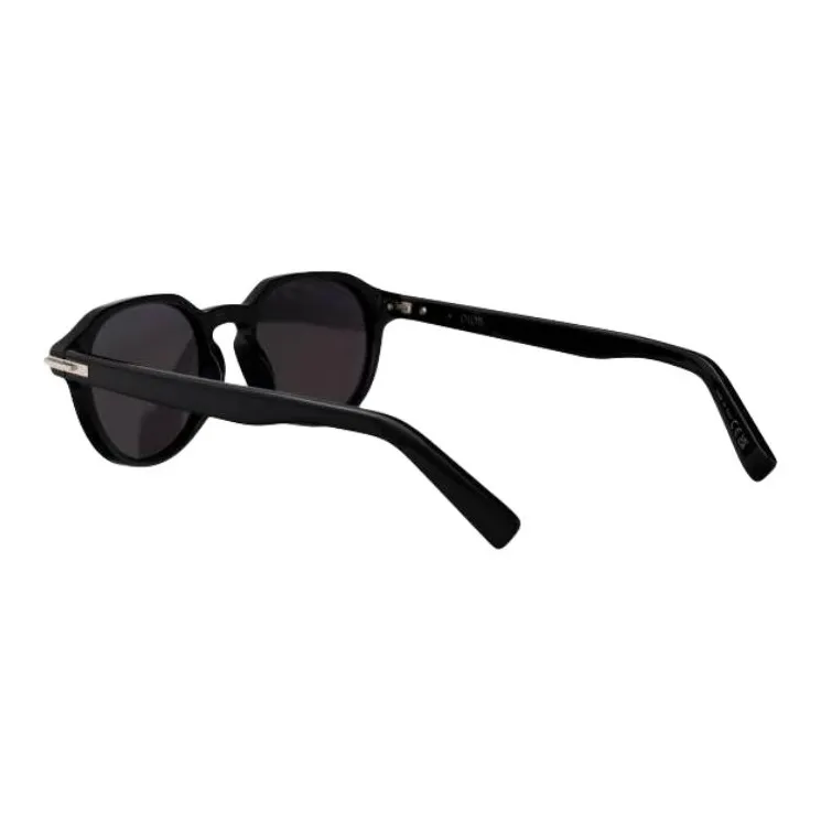 DIOR Acetate Round Sunglasses Unisex Black-1