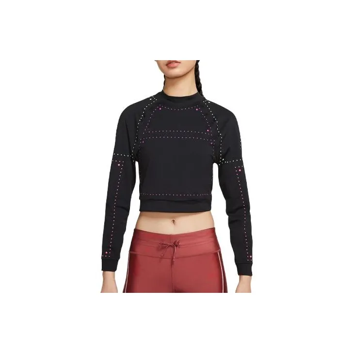 Nike Sweatshirts Women's Black/Clear Transparent-0