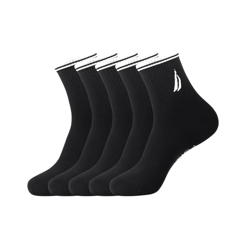 NAUTICA UNDERWEAR Mid Calf Socks Men's 5 Pack-0