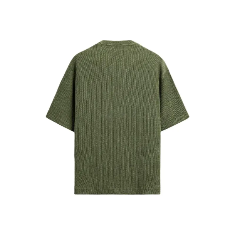 ZARA T Shirts Men Moss Green-1