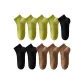 4 Grass Green, 3 Black, 3 Brown
