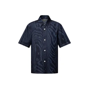 LOUIS VUITTON Short Sleeved Denim Shirt