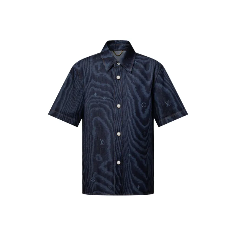 LOUIS VUITTON Short Sleeved Denim Shirt-0