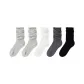 Light Heather Gray, Light Heather Gray, White, Dark Heather Gray, Black