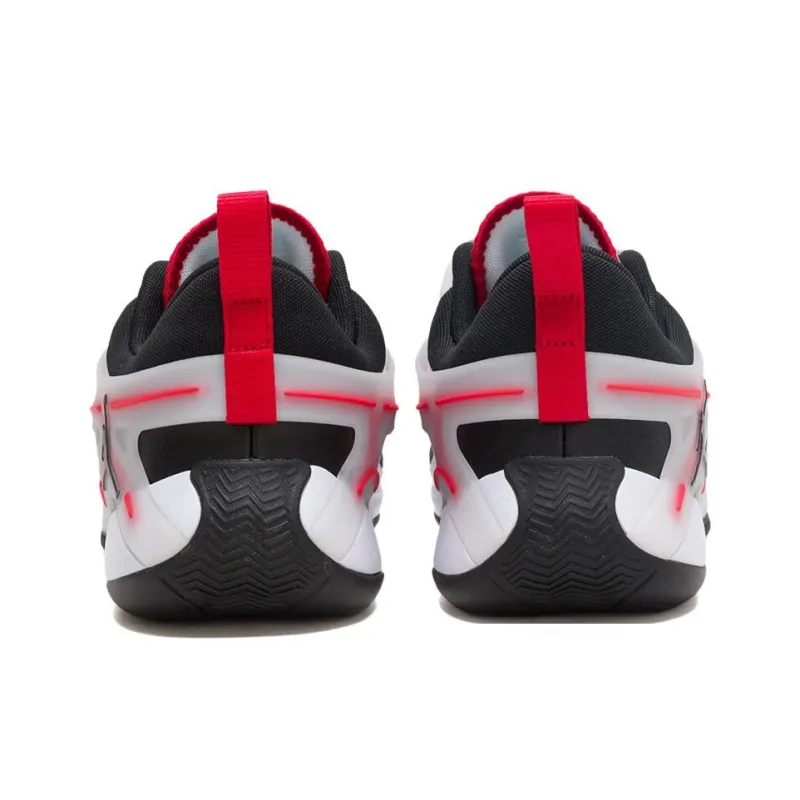 Jordan Heir Collection Abrasion Resistant Breathable Low Top Basketball Shoes Men's White-3