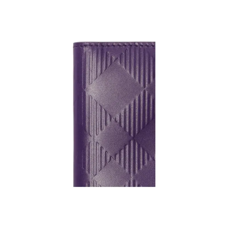 Burberry Calfskin Card Holder Men's Royal Purple-3