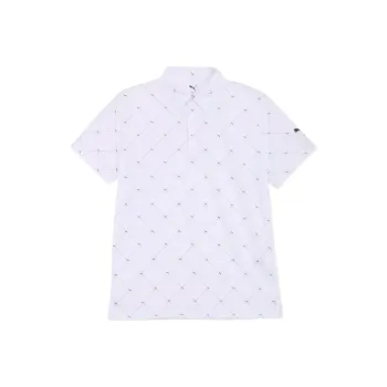 PUMA AOP Golf Clothing Men's White Light Color