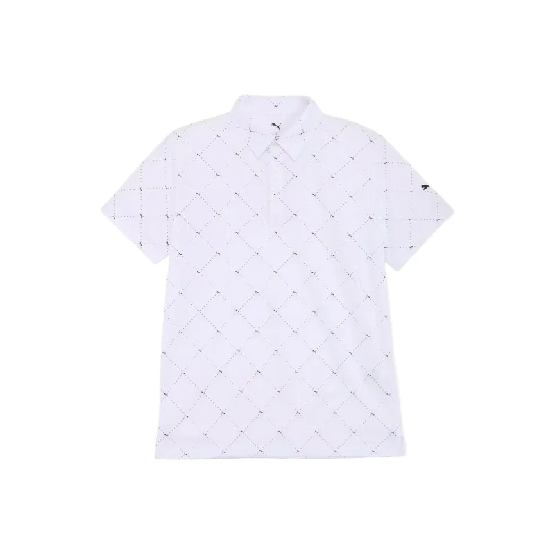 PUMA AOP Golf Clothing Men's White Light Color-0