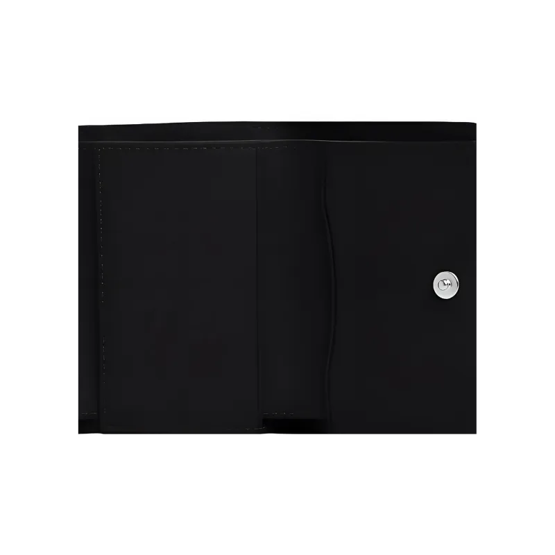 COACH Micro Pebbled Leather Coin Purses Wallets Mini Women's Black-2