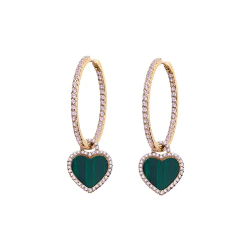 BLACK BY BLUE BRAVE 4B Brass Plated With 18K Gold Earrings Women's