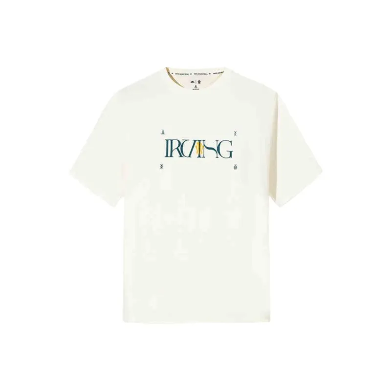 Anta Basketball Collection Running Collection T Shirt Unisex Vanilla White-0
