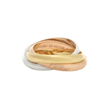 CARTIER 18K Gold Rings Unisex Multicolor