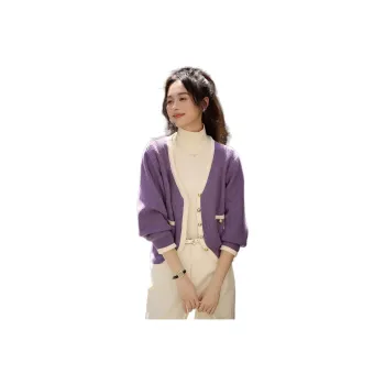 Mo Han Yi Mei Knitwear Women's Purple
