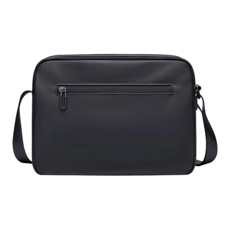 POLO Fabric Shoulder Bag, Crossbody Bag Men's Black/Gray-2