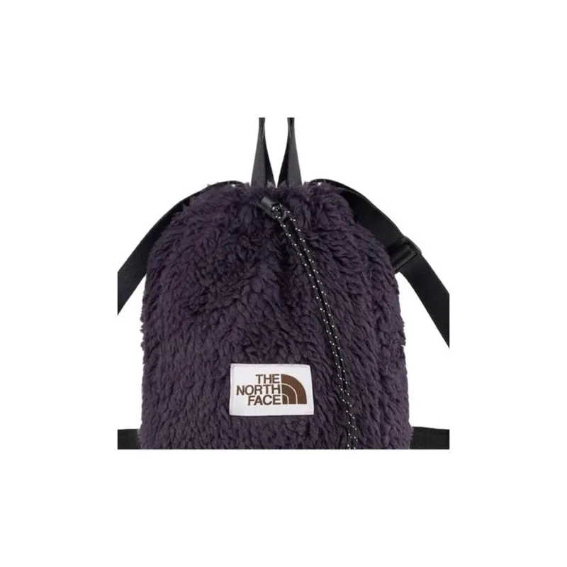 THE NORTH FACE Polyester Bucket Bag, Shoulder Bag Mini Unisex Dark Purple-4