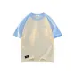 Apricot & Light Blue