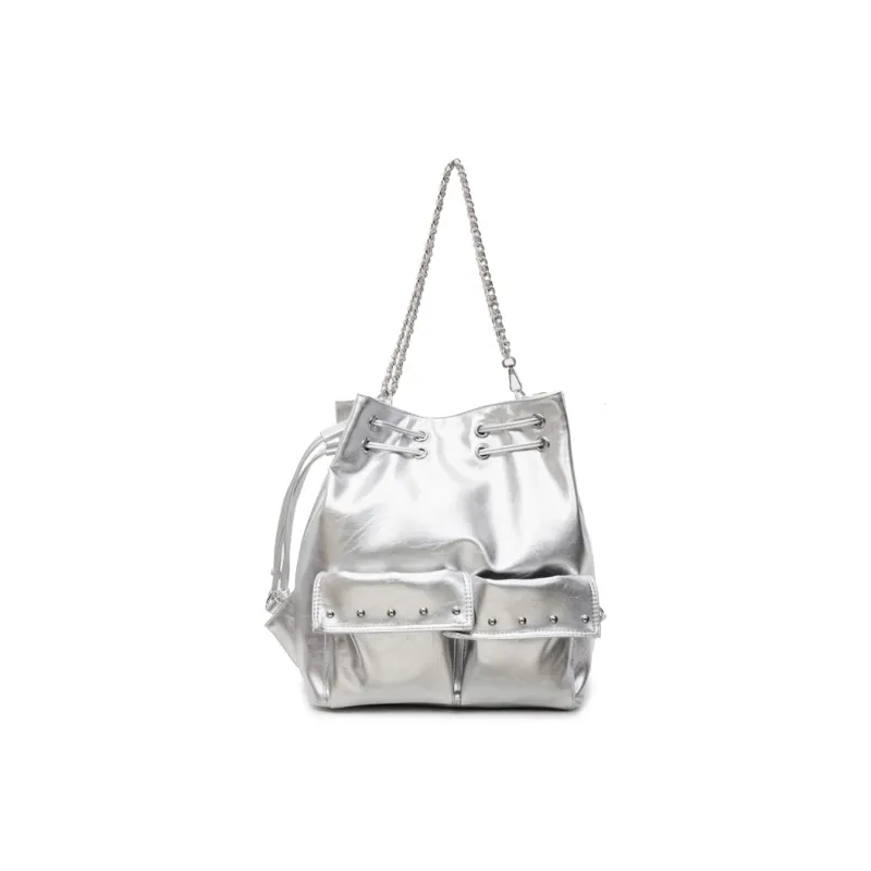 Single Warehouse PU Shoulder Bag Regular Women's Multicolor-6