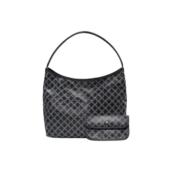 AQUASCUTUM PVC Tote Handbag Women's Gray