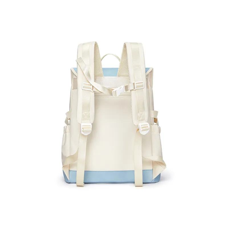CNOLES Fabric Backpack Regular Women's Cardamom Pink/Ice Sea Blue-10