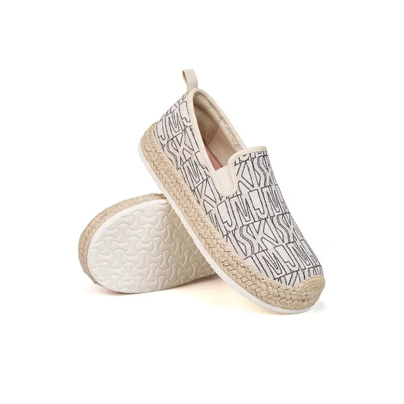Joy&Mario Espadrilles Women's Dark Blue Beige-9