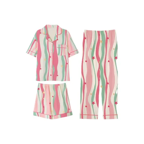 XIAFENYAN Pajama Set Women's Pink
