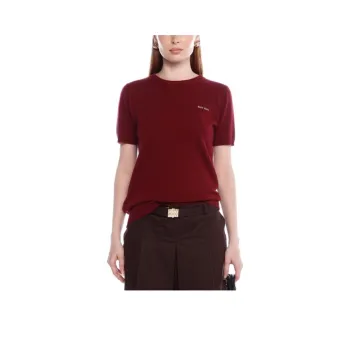 MIU MIU Short-Sleeved Crewneck Jumper