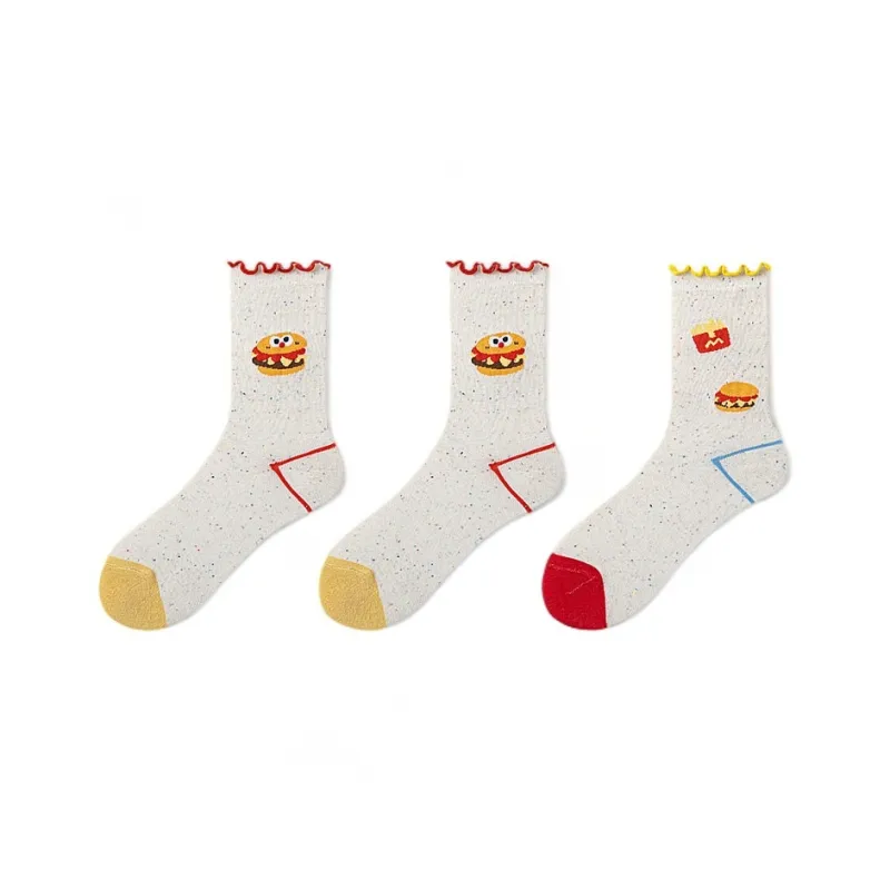 H YXIANG Mid Calf Socks Women's Combo Set-10
