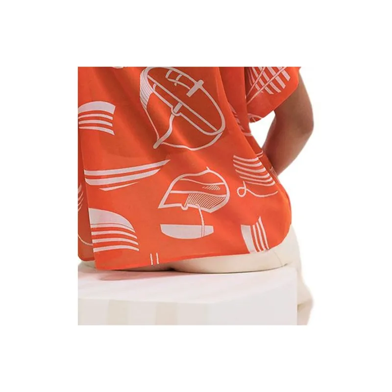 HERMES Regular T Shirt Women's Orange-3