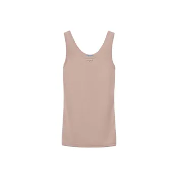 PRADA Tank Tops Women's Khaki