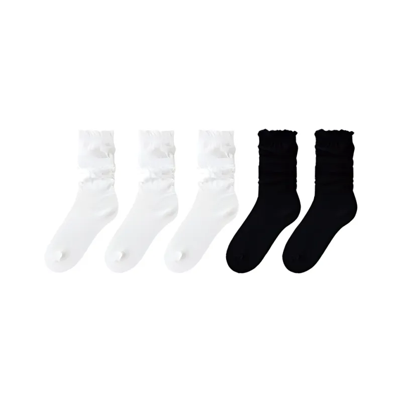 H YXIANG Mid Calf Socks Women's Combo Set-36