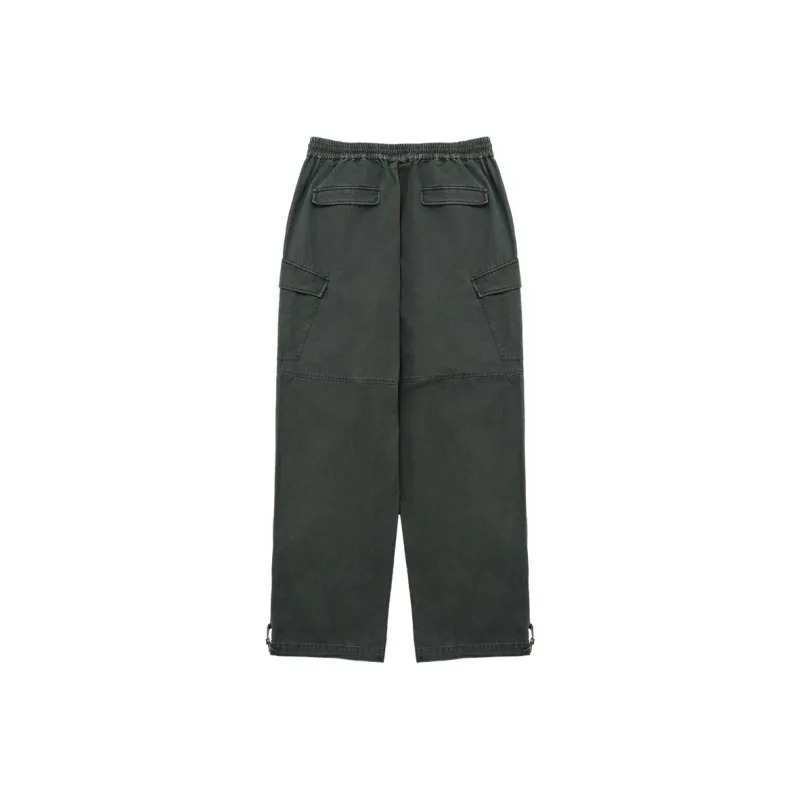 LUJIAMEN Casual Pants Unisex Dark Gray-1