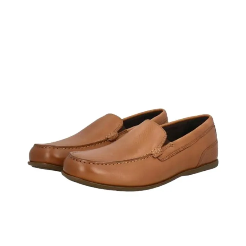 ROCKPORT MALCOM SLIP ON Boat Shoes Men's Tan-2