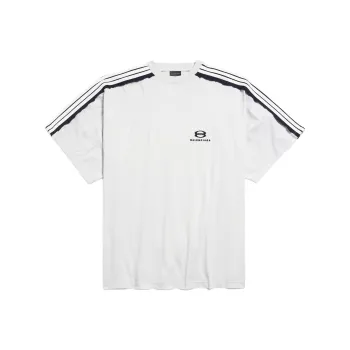 Balenciaga T Shirt Loose Fit Men's White
