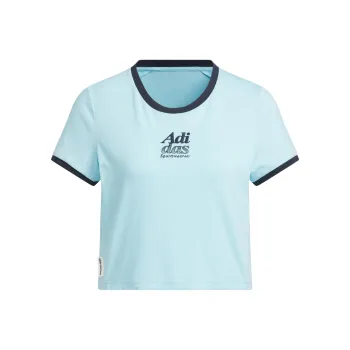 Adidas T Shirts Women's Blue