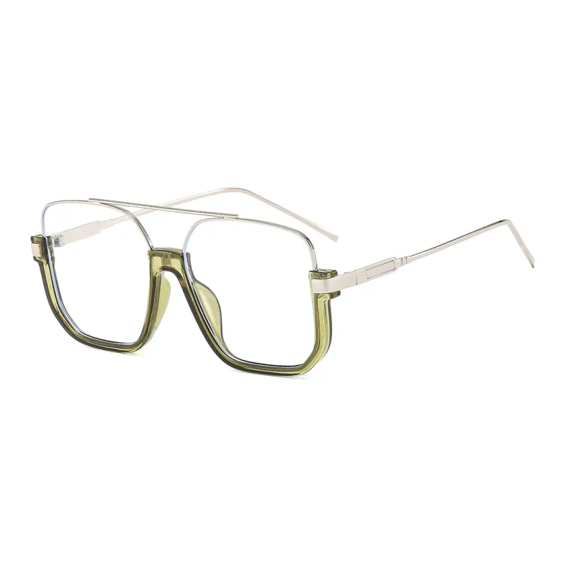 SOMAN PC Metal Square Sunglasses Unisex-0