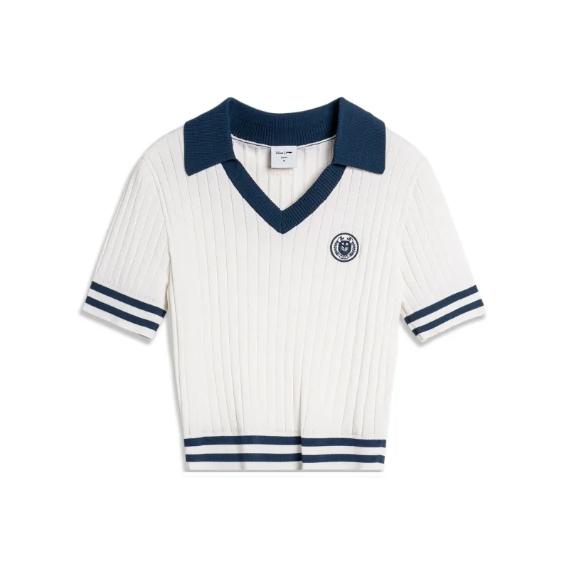 LiNing x Disney Polo Shirt Women's Ivory-0