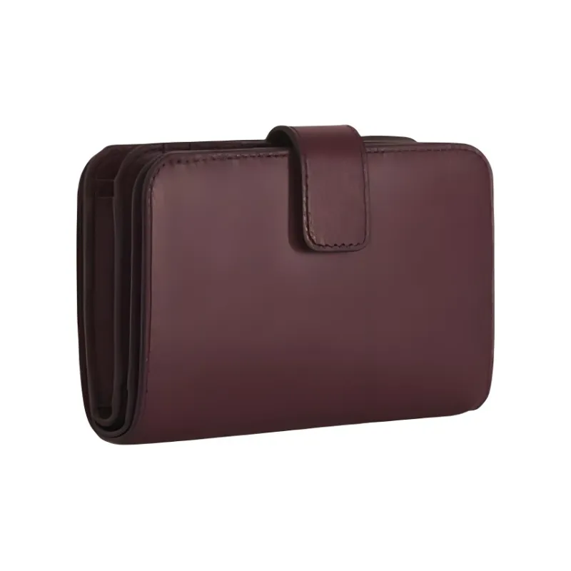 Furla Soft Calfskin Wallet Small Size Women's Purple Crystal-1
