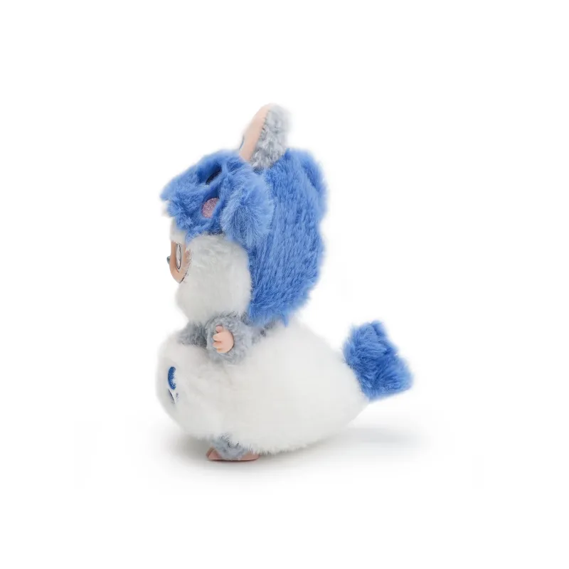 [Modified Doll] POP MART LABUBU THEMONSTERS Heartbeat Macaron Small Shark Hang Tag Box 15CM-1