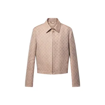 LOUIS VUITTON Monogram Zippered Blouson