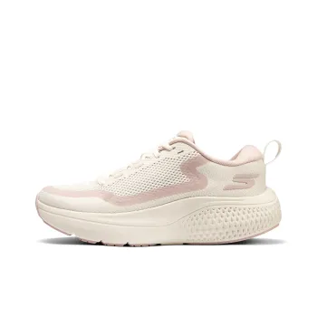 Skechers GO RUN SUPERSONIC MAX Cushioning, Wear Resistant Low Top Running Shoes Women's Brown Pink