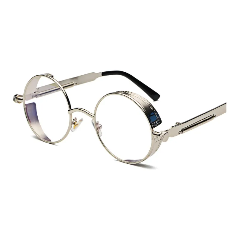 SOMAN Metal Round Sunglasses Unisex-17