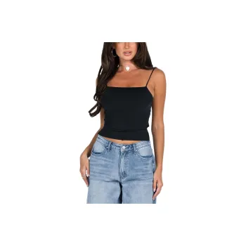 PRINCESS POLLY ELISSA TOP Camisole Women's BLACK/Black